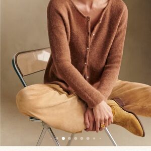 Sezane gaspard cardigan - Camel small